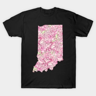 Indiana in Flowers T-Shirt